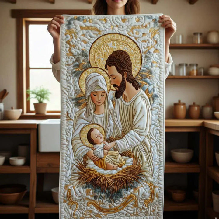 Quilt-Tischläufer – Glanz von Bethlehem