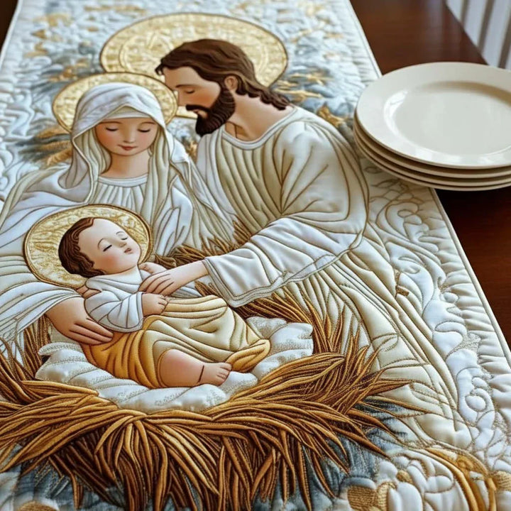 Quilt-Tischläufer – Glanz von Bethlehem