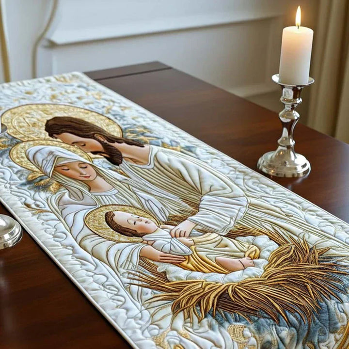Quilt-Tischläufer – Glanz von Bethlehem