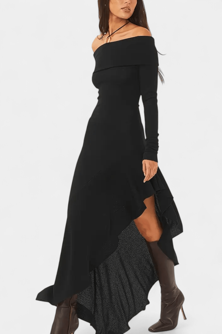 Brigitte | Kleid mit asymmetrischem Design