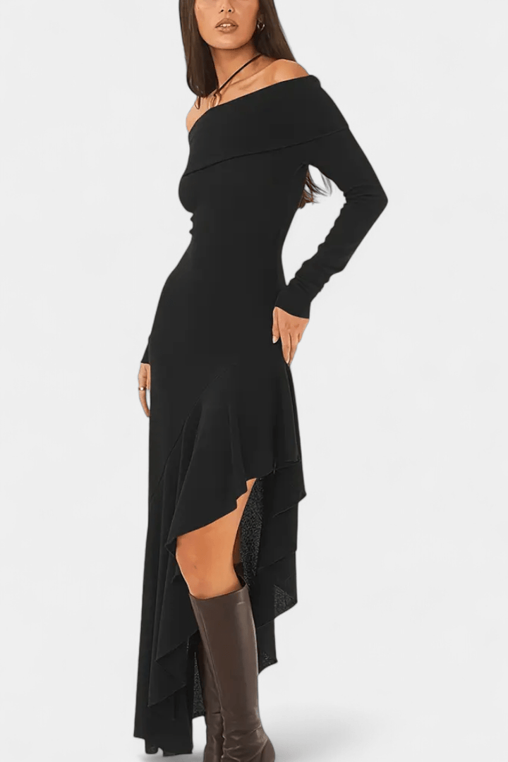Brigitte | Kleid mit asymmetrischem Design