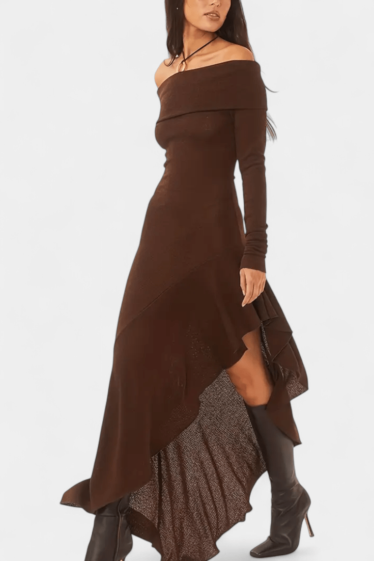 Brigitte | Kleid mit asymmetrischem Design