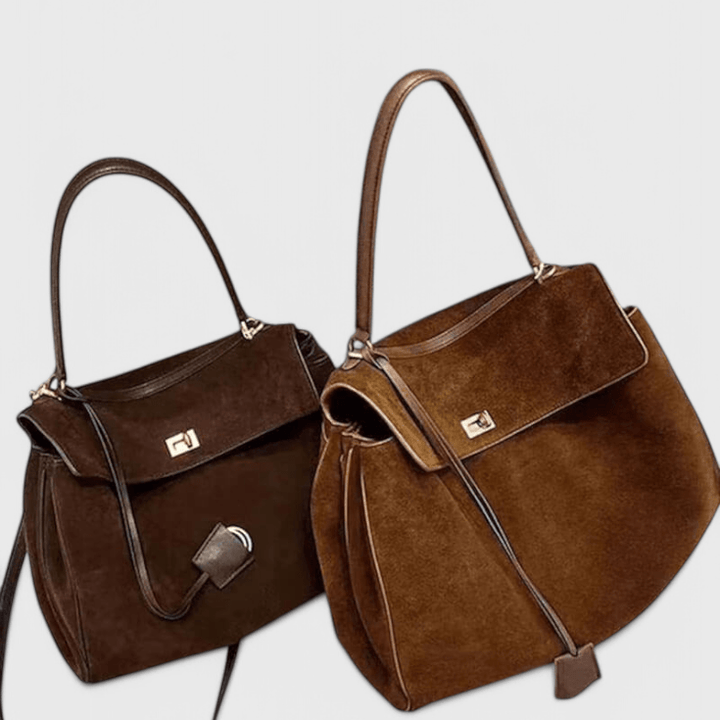 Cécile | Handtasche mit Goldschloss