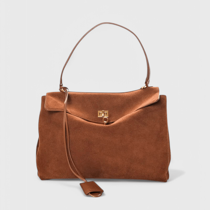 Cécile | Handtasche mit Goldschloss