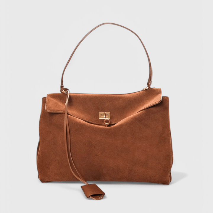 Cécile | Handtasche mit Goldschloss