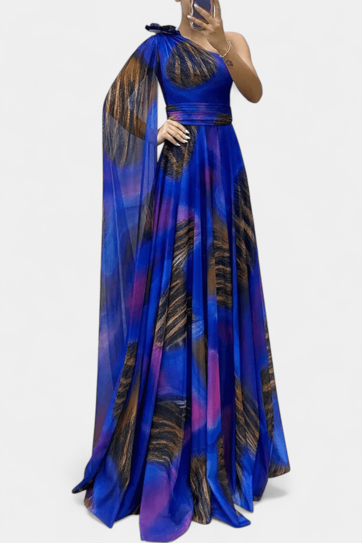 Sandra | Kleid mit Blumendruck