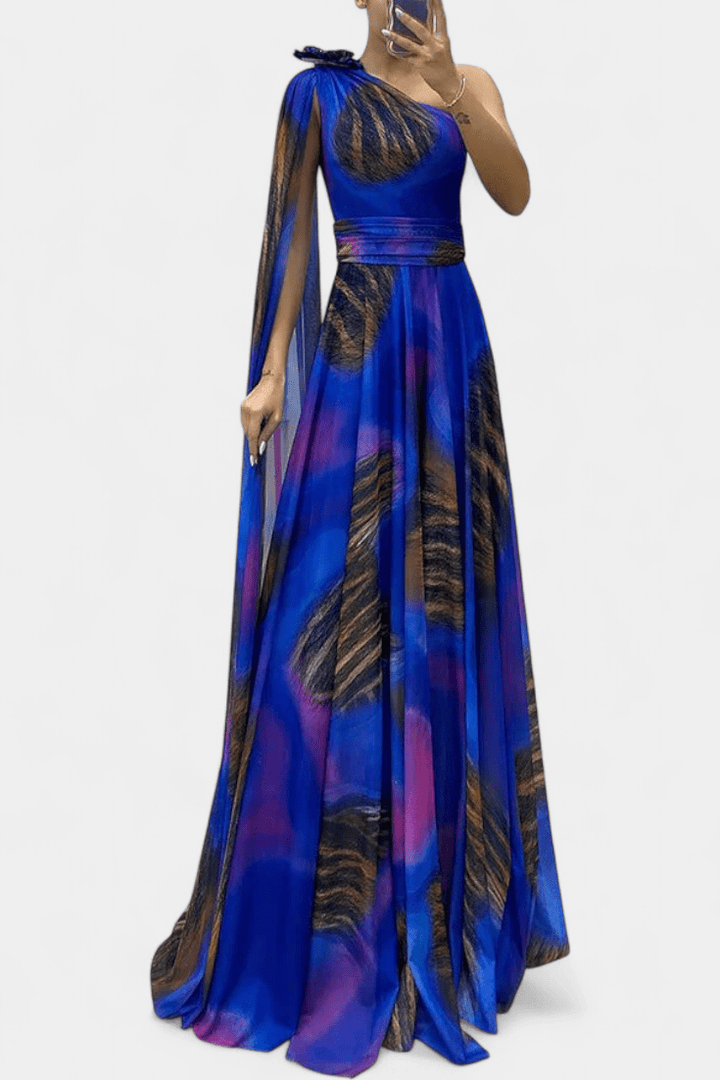 Sandra | Kleid mit Blumendruck