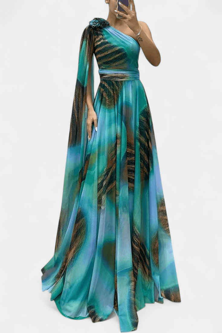 Sandra | Kleid mit Blumendruck