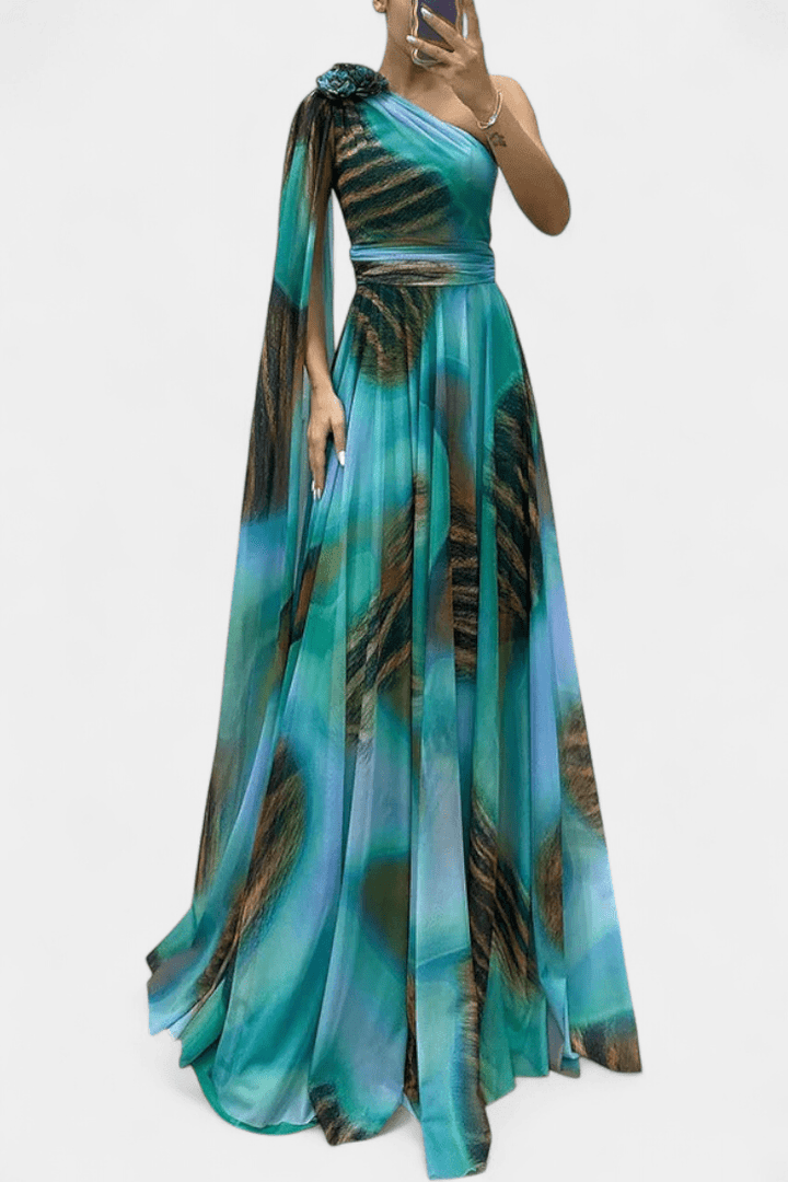 Sandra | Kleid mit Blumendruck