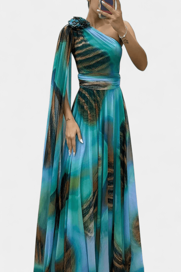 Sandra | Kleid mit Blumendruck