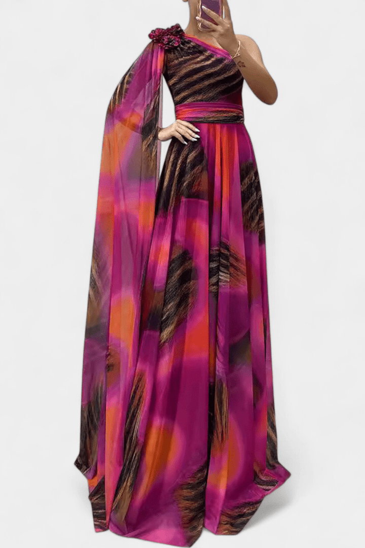 Sandra | Kleid mit Blumendruck