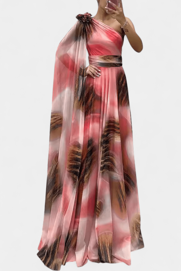Sandra | Kleid mit Blumendruck