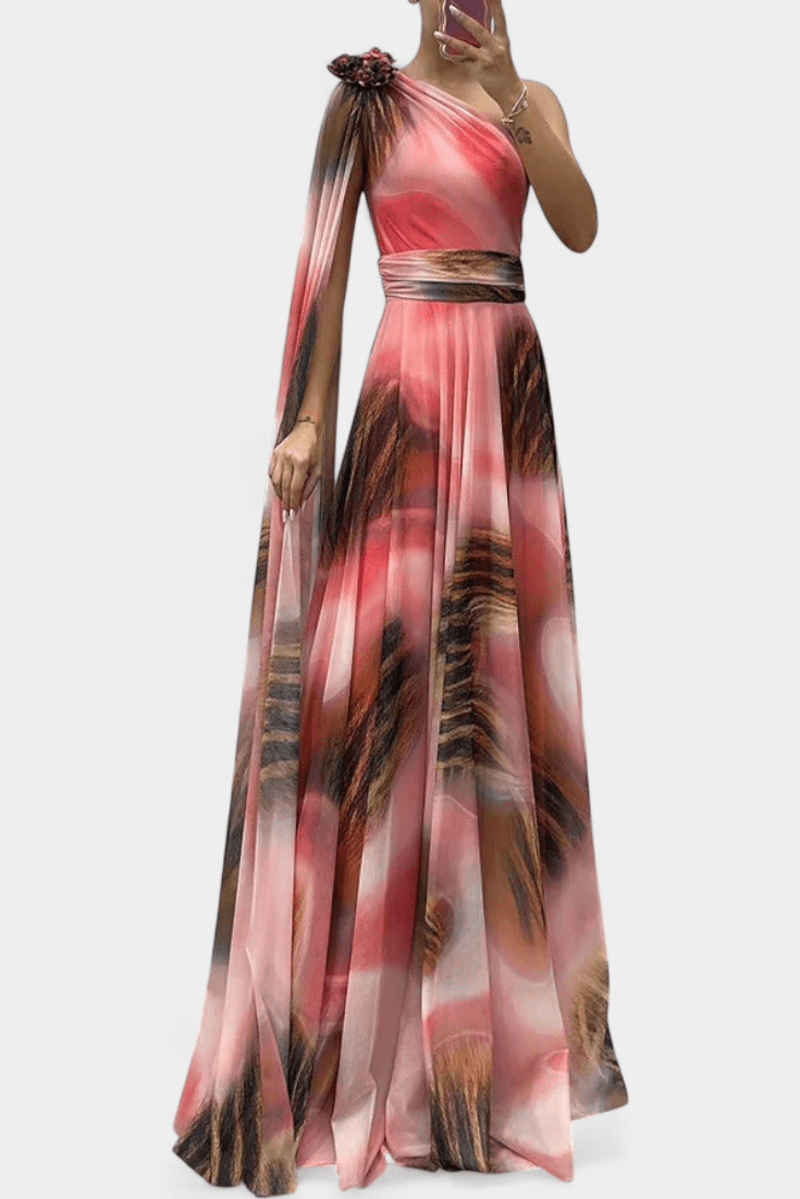 Sandra | Kleid mit Blumendruck