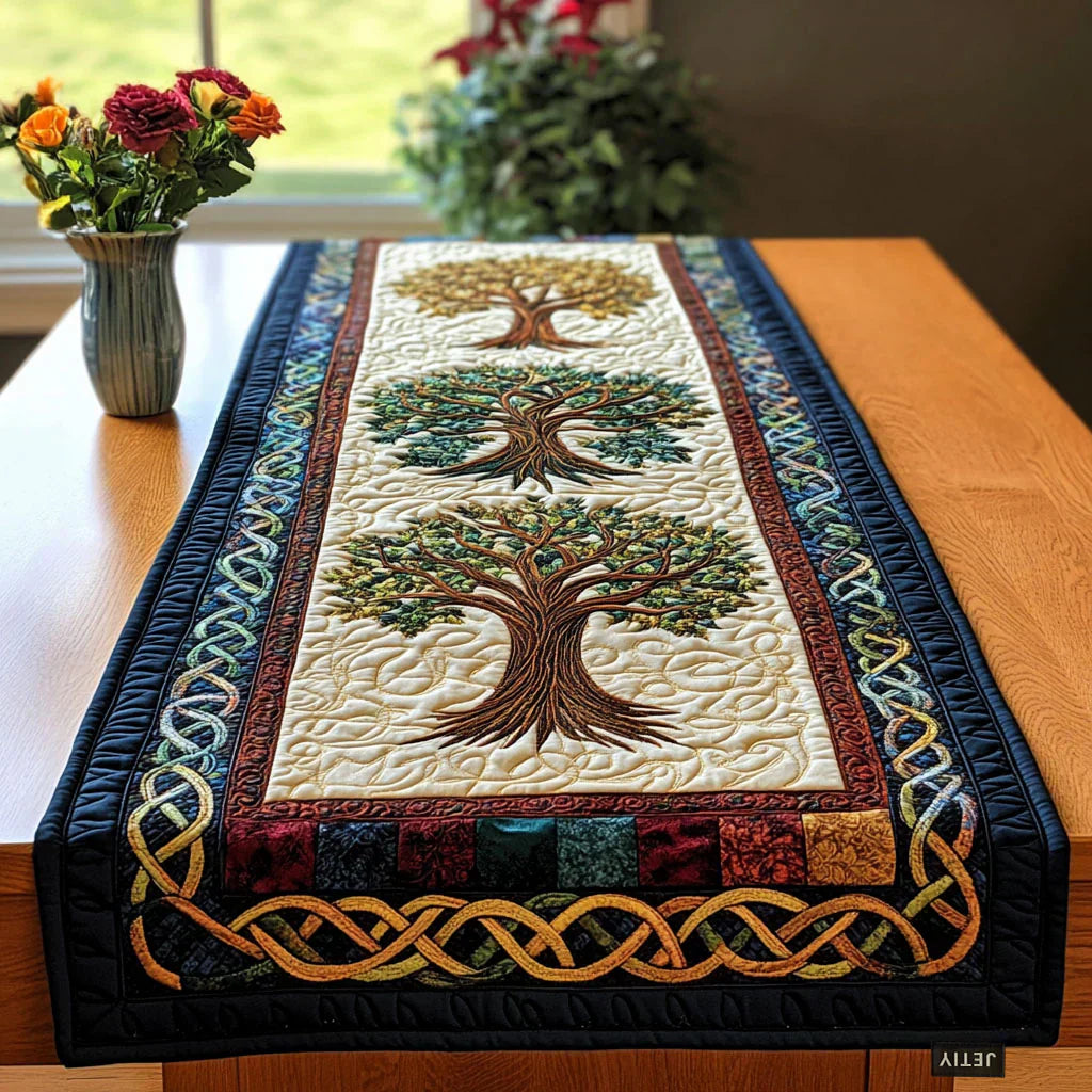 Quilt-Tischläufer – Keltischer Baum