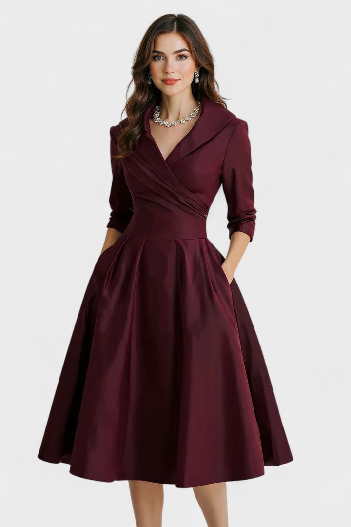 Selin | Midikleid aus Satin