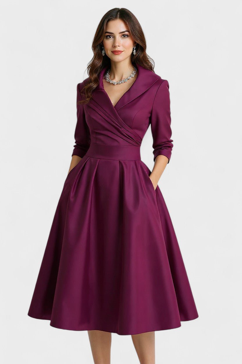 Selin | Midikleid aus Satin