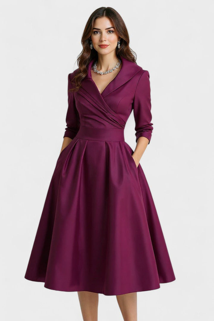 Selin | Midikleid aus Satin