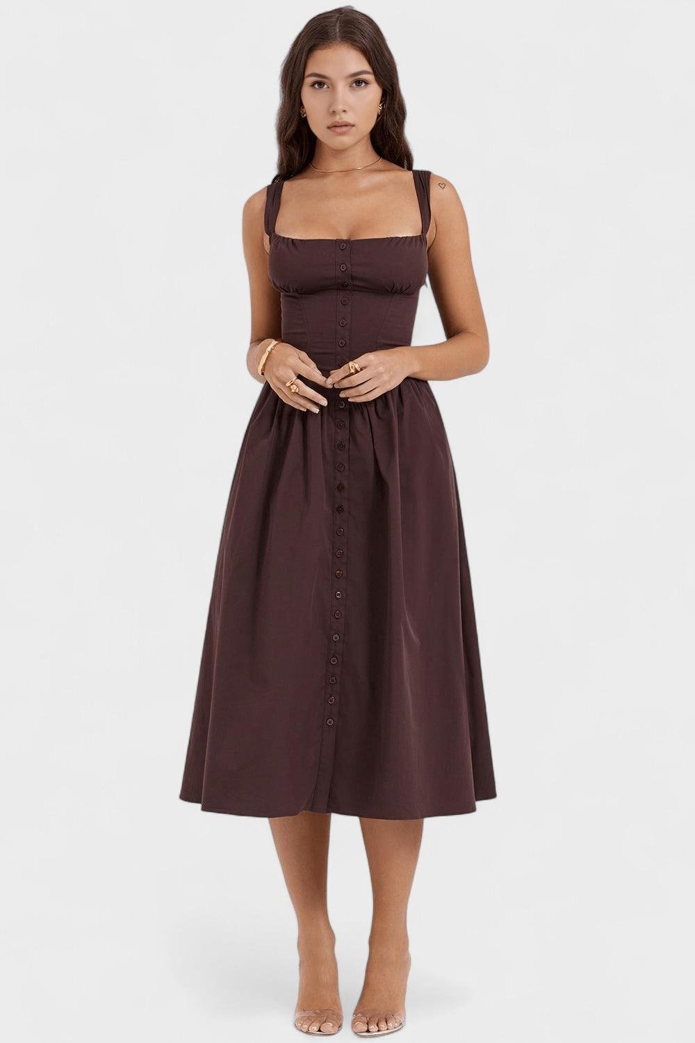 Clara | Kleid in Midilänge