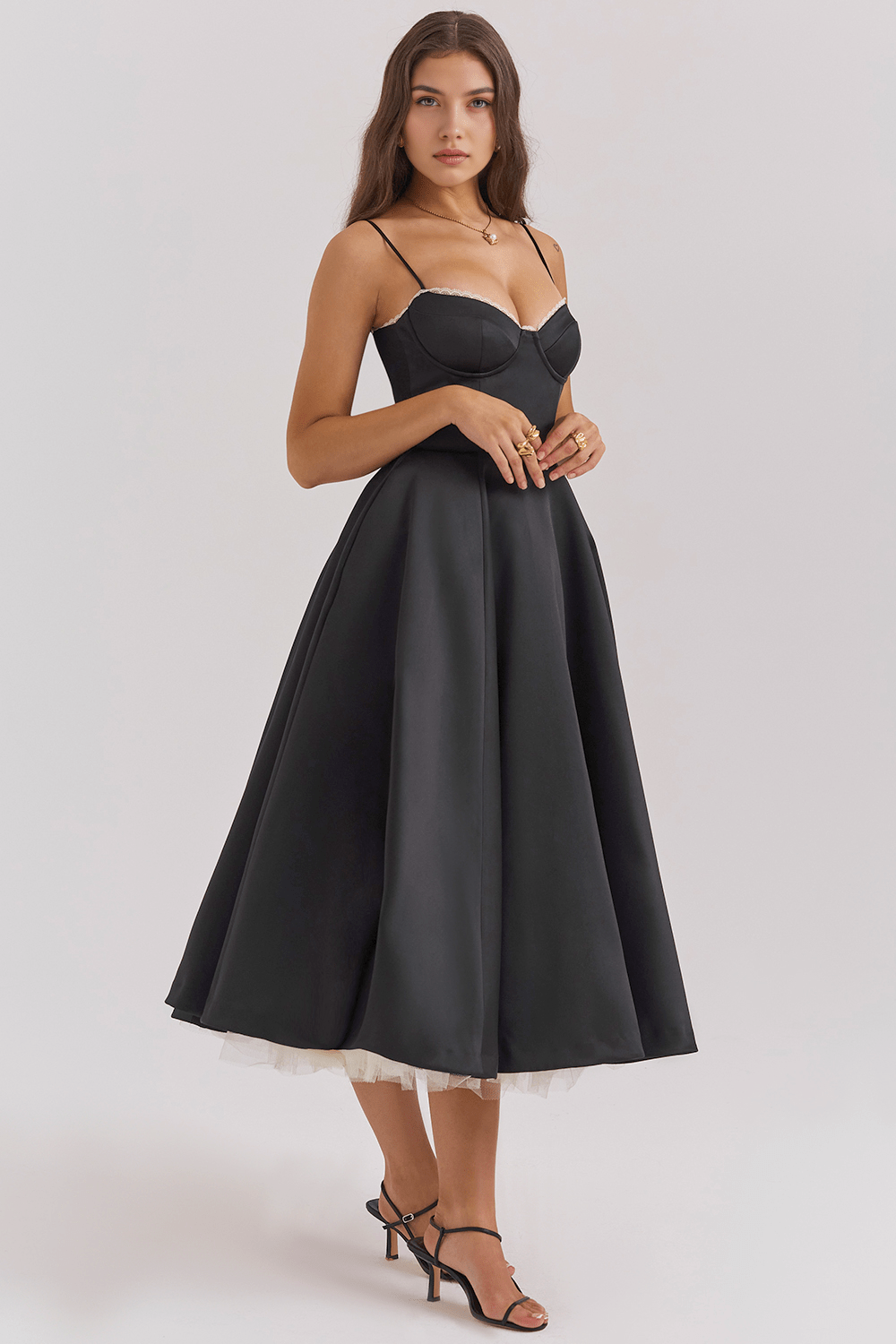 Elisa | Kleid in Midilänge