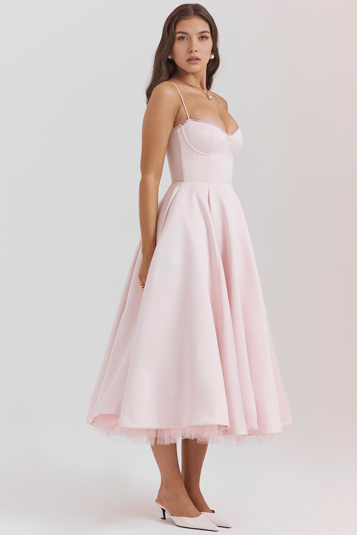 Elisa | Kleid in Midilänge