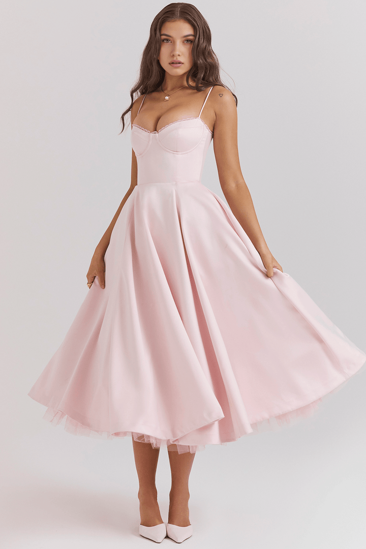 Elisa | Kleid in Midilänge