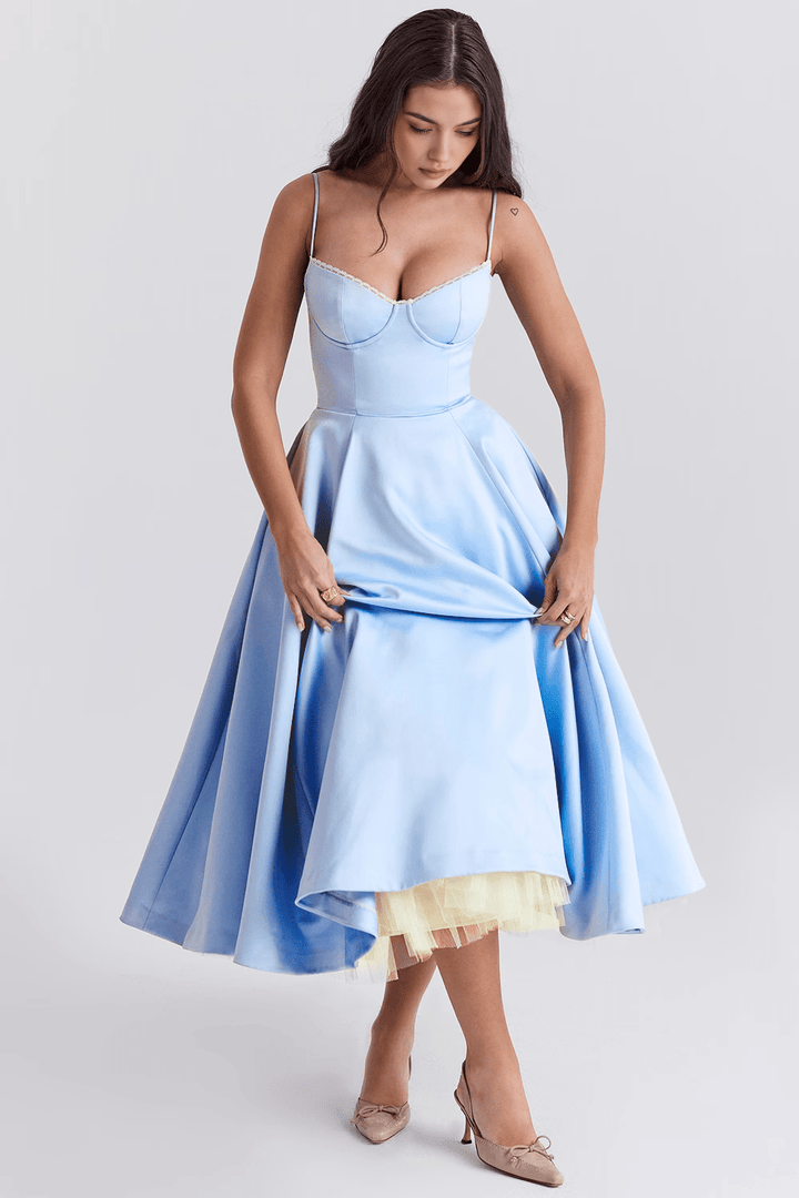 Elisa | Kleid in Midilänge