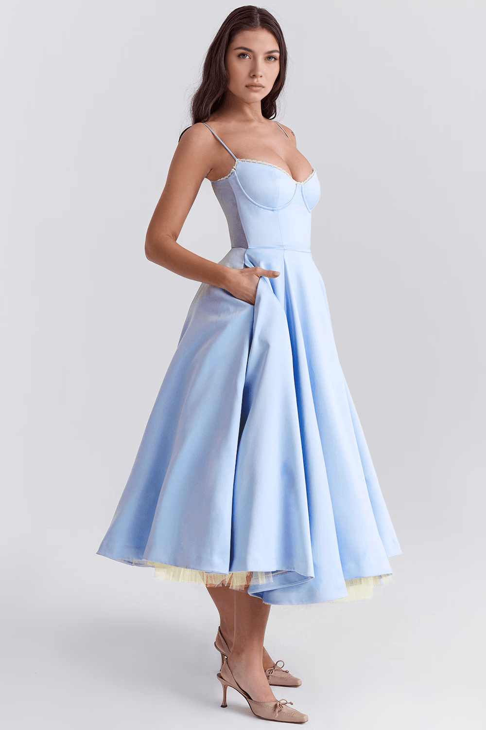 Elisa | Kleid in Midilänge