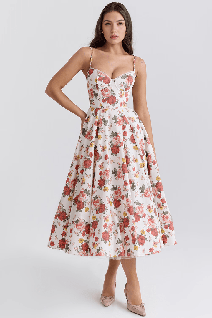 Elisa | Kleid in Midilänge