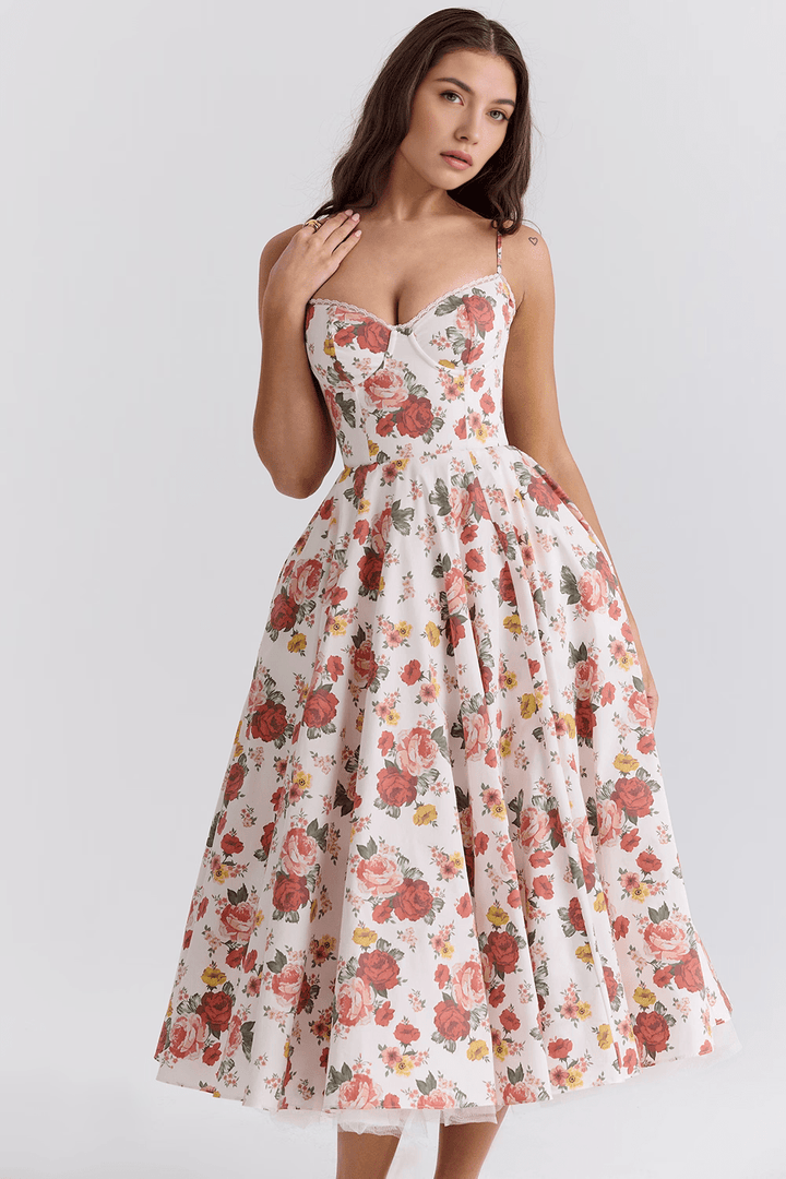 Elisa | Kleid in Midilänge