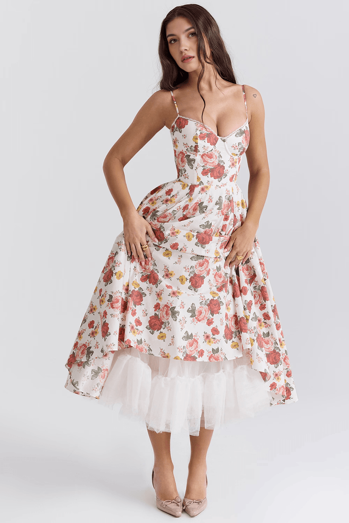 Elisa | Kleid in Midilänge