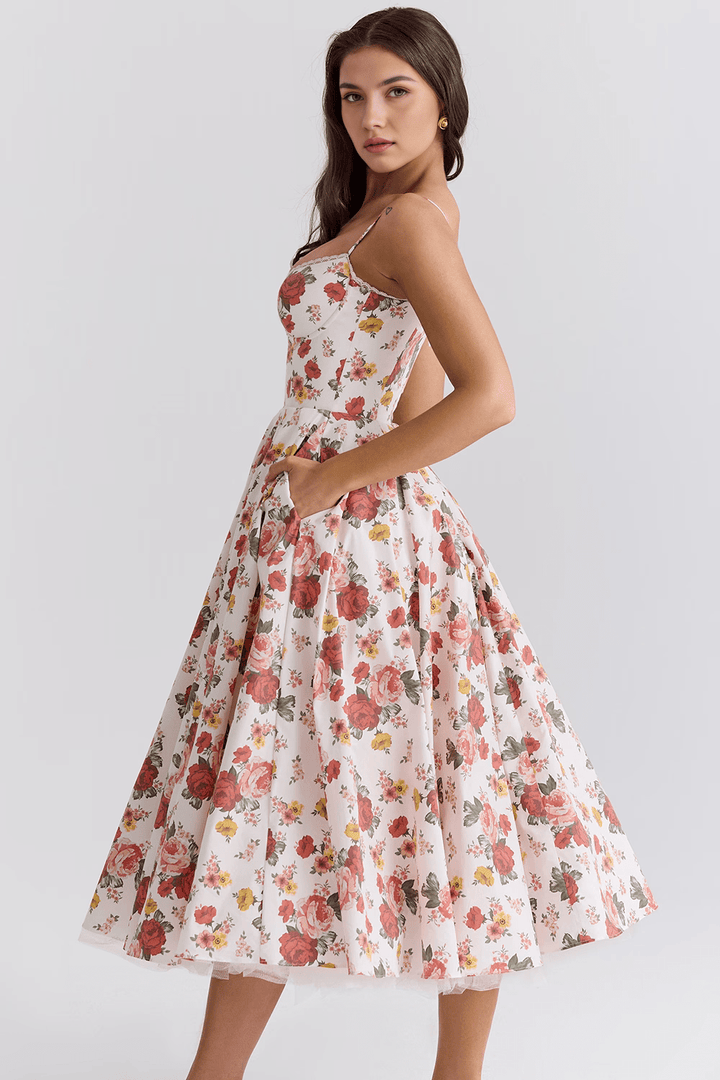 Elisa | Kleid in Midilänge