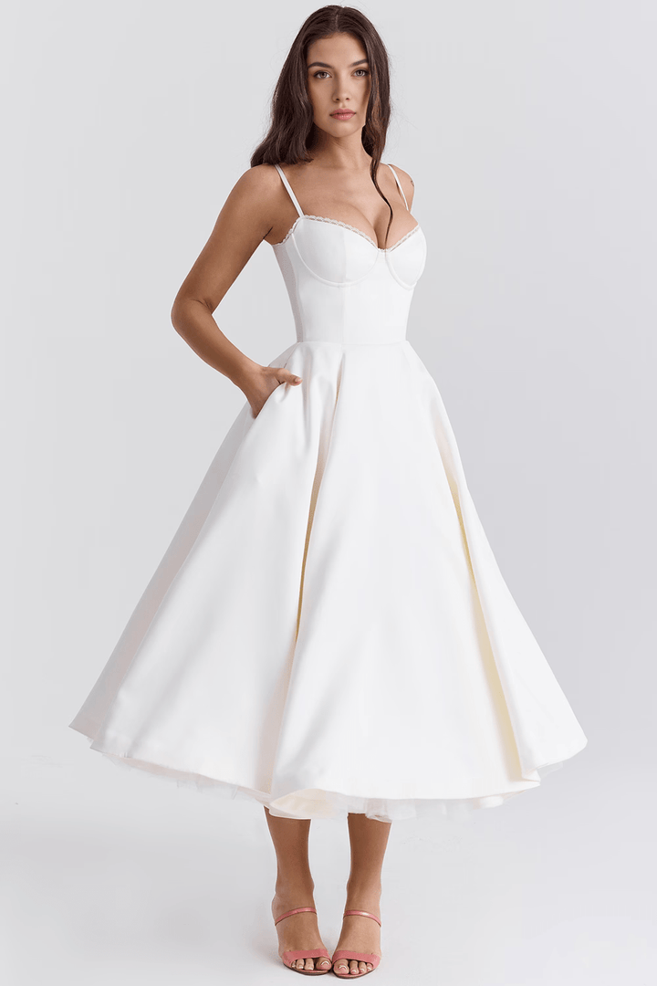 Elisa | Kleid in Midilänge