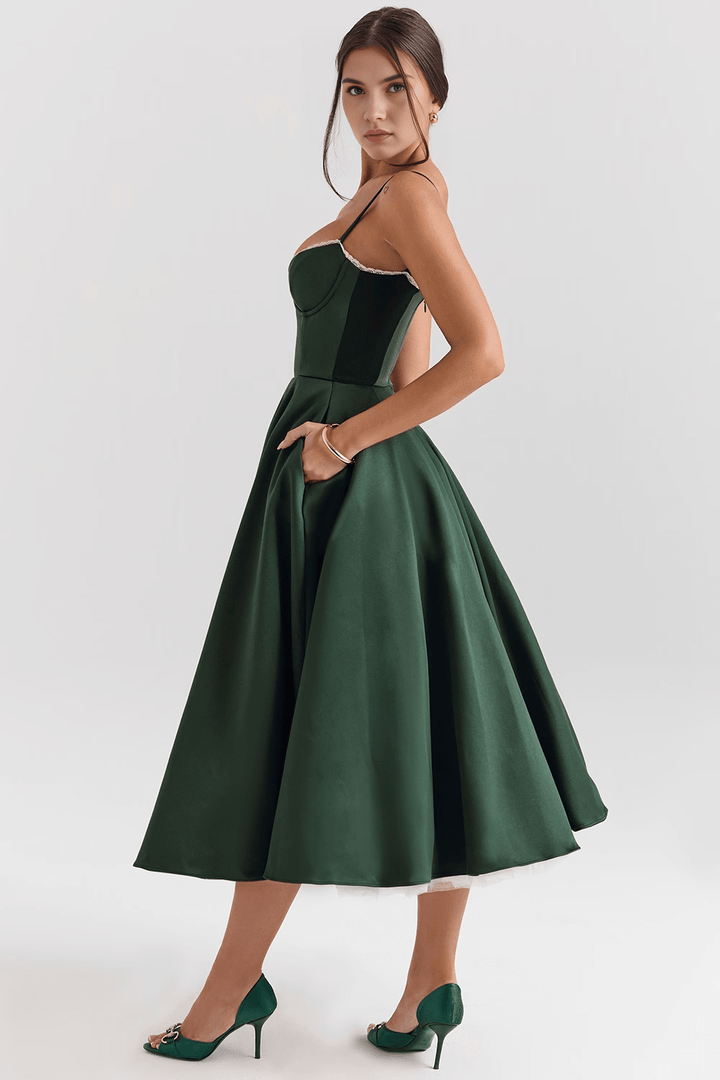 Elisa | Kleid in Midilänge