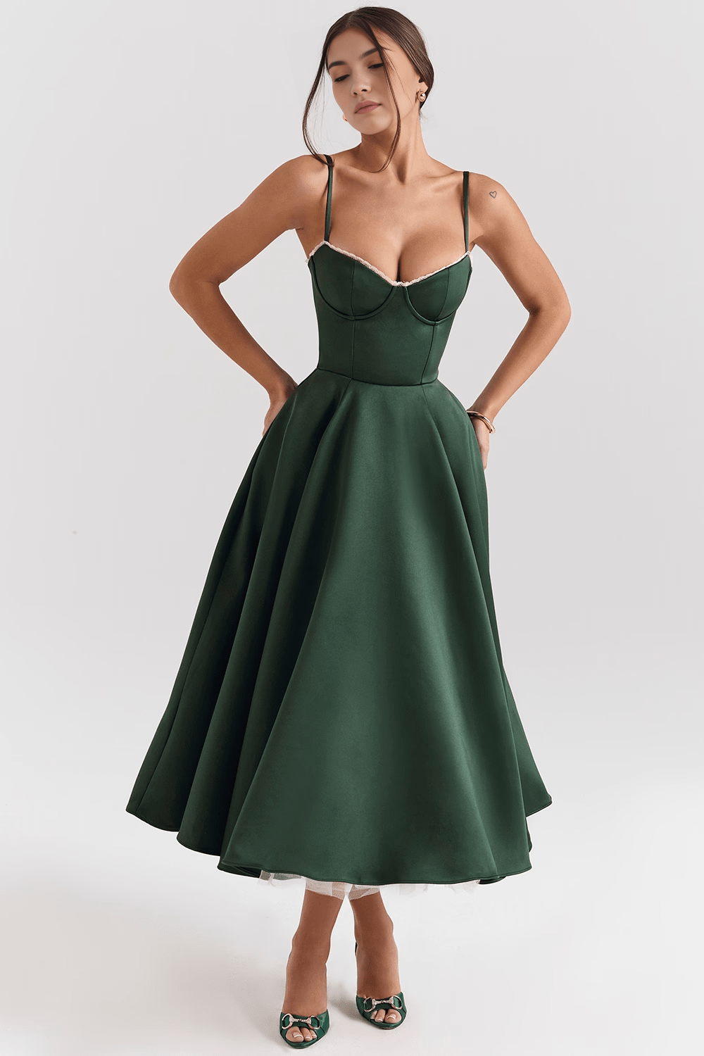 Elisa | Kleid in Midilänge