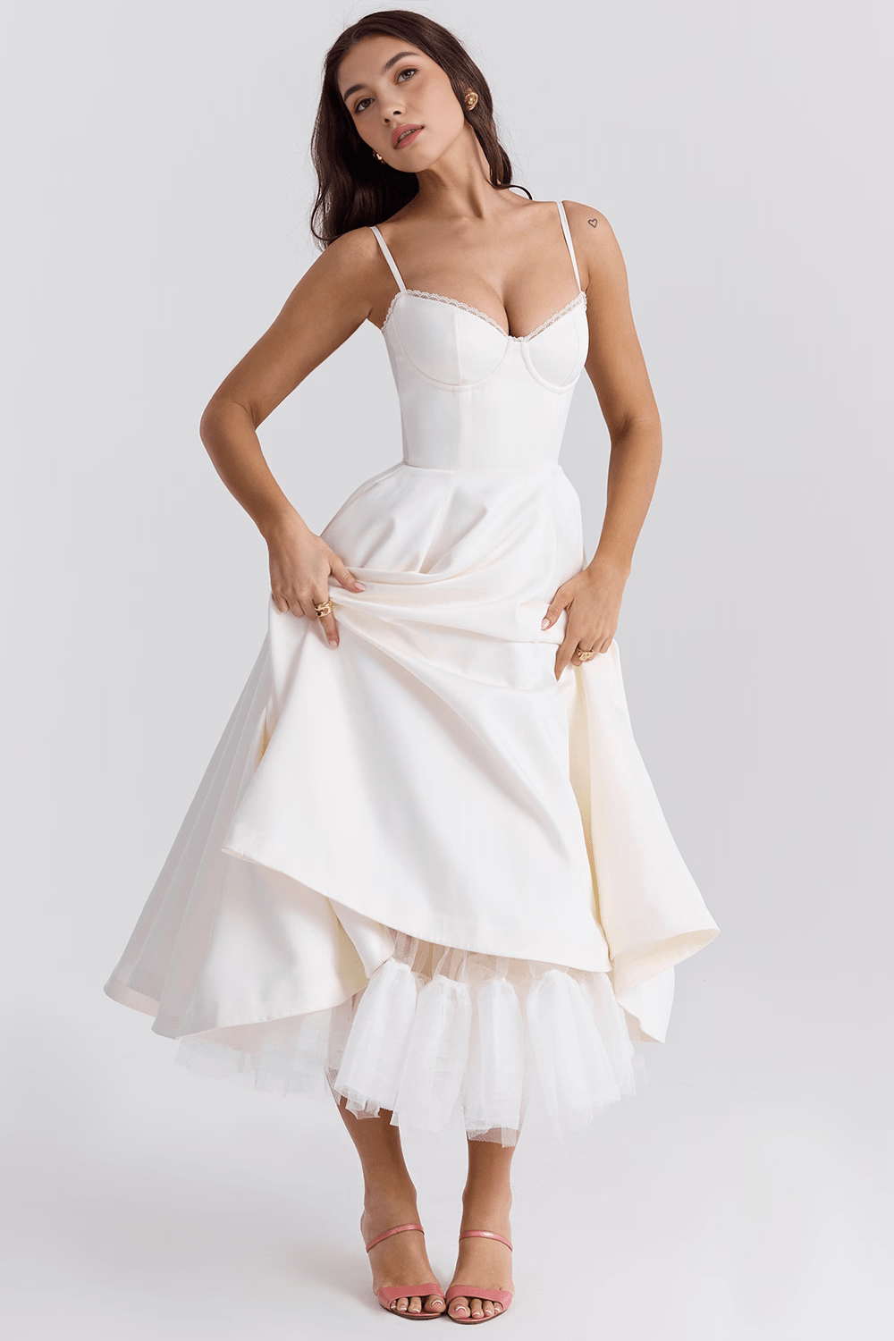 Elisa | Kleid in Midilänge