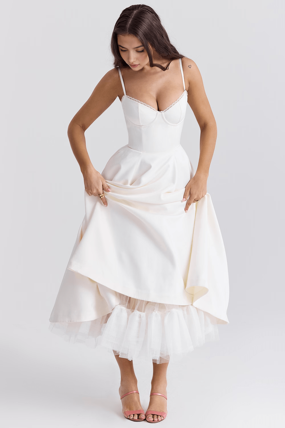 Elisa | Kleid in Midilänge