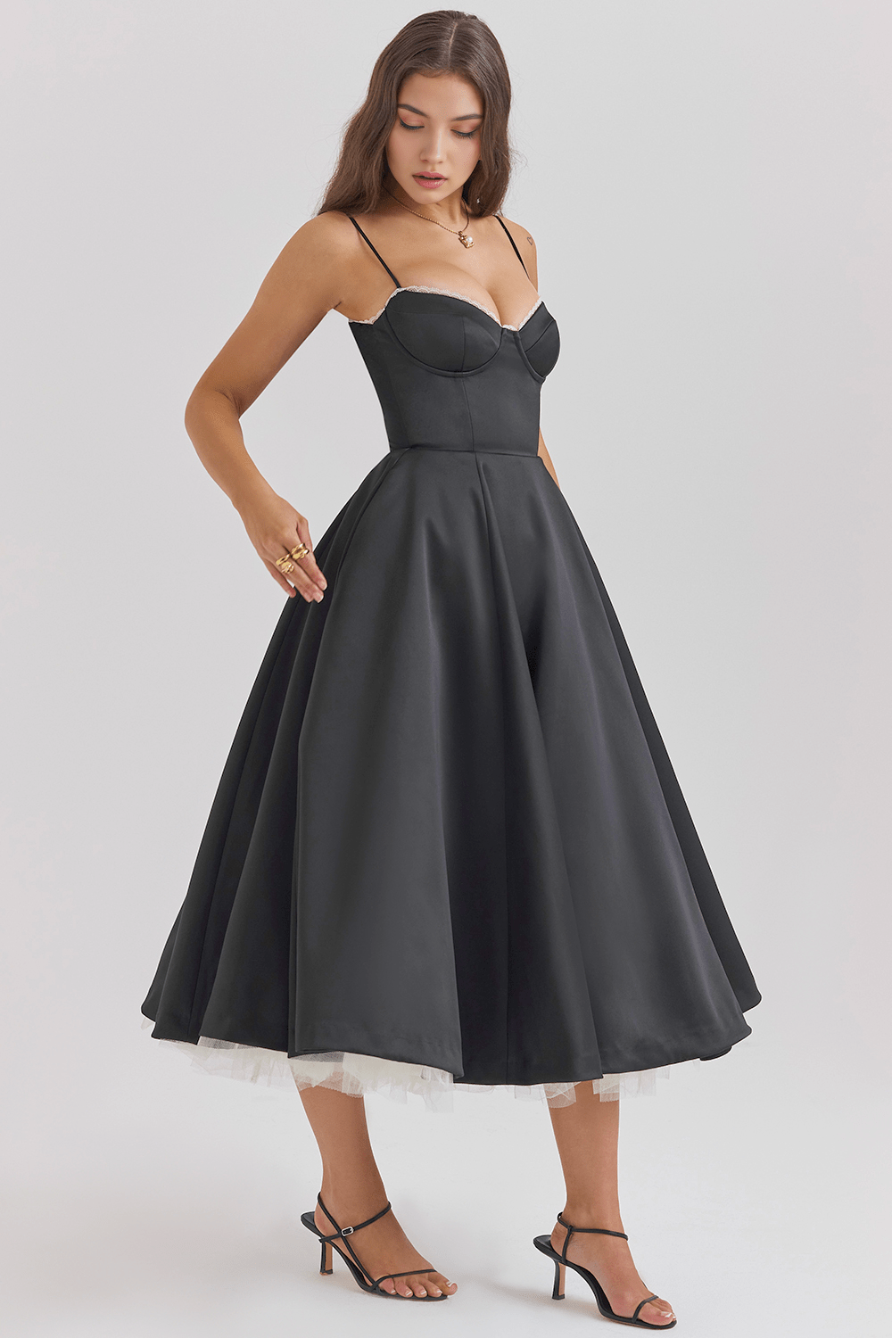 Elisa | Kleid in Midilänge