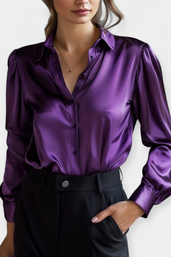 Ellen | Satinbluse