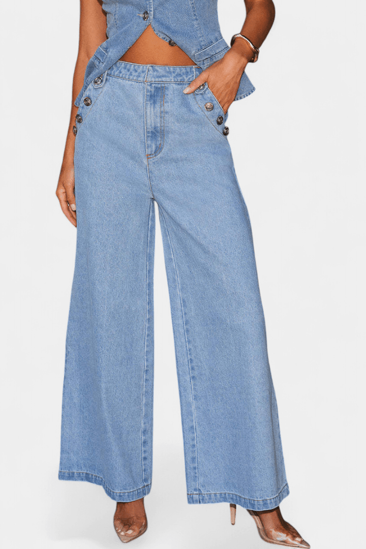Emma | Denim-Kombi-Set