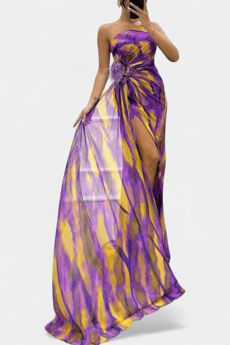 Philippa | Maxikleid in kräftigen Farben