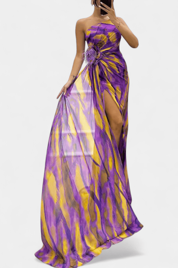 Philippa | Maxikleid in kräftigen Farben