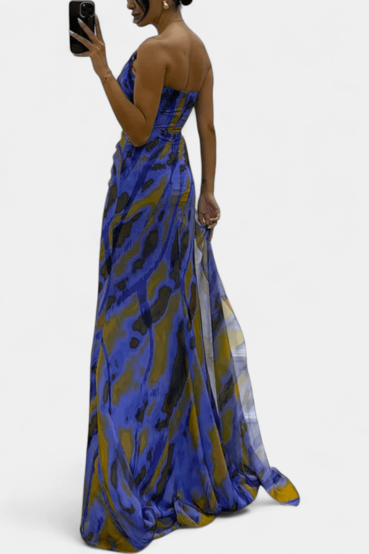 Philippa | Maxikleid in kräftigen Farben