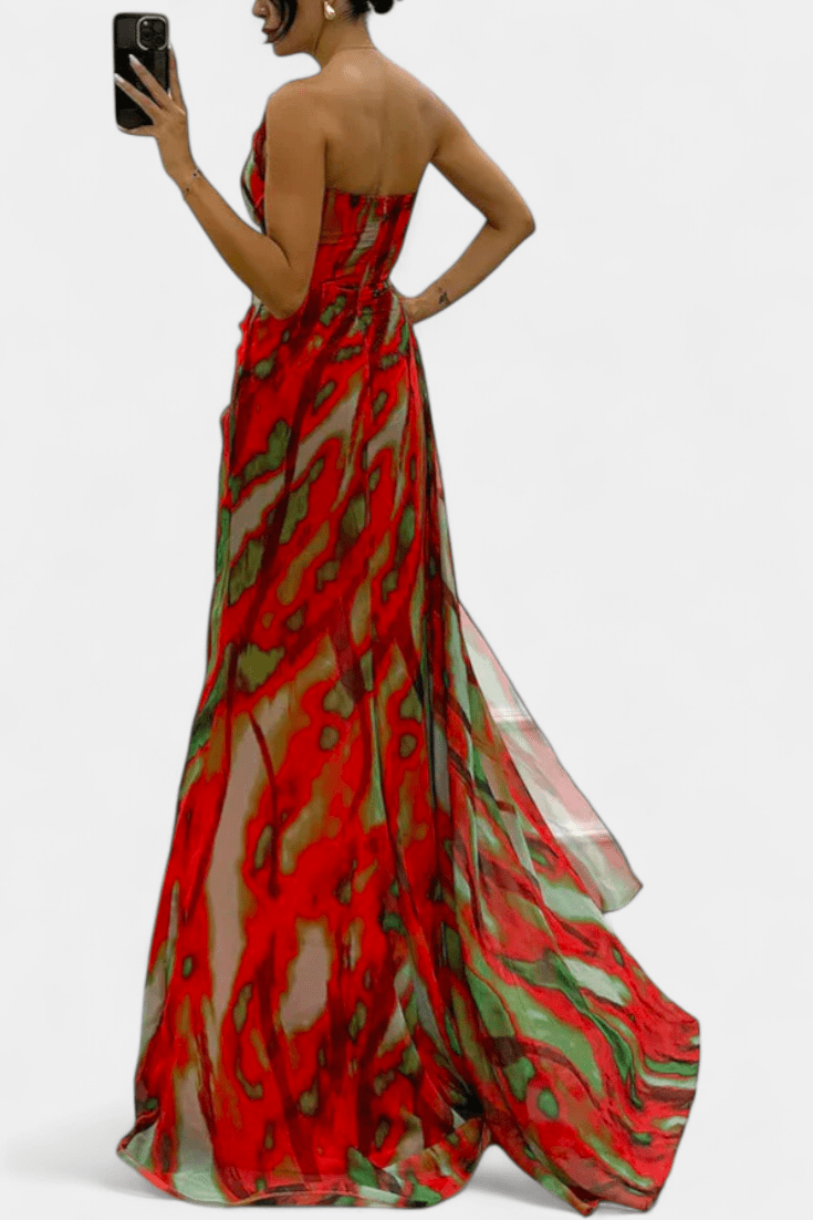 Philippa | Maxikleid in kräftigen Farben