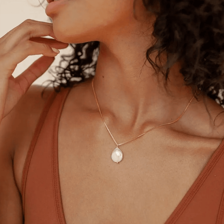 Frida | Kette mit Goldrand