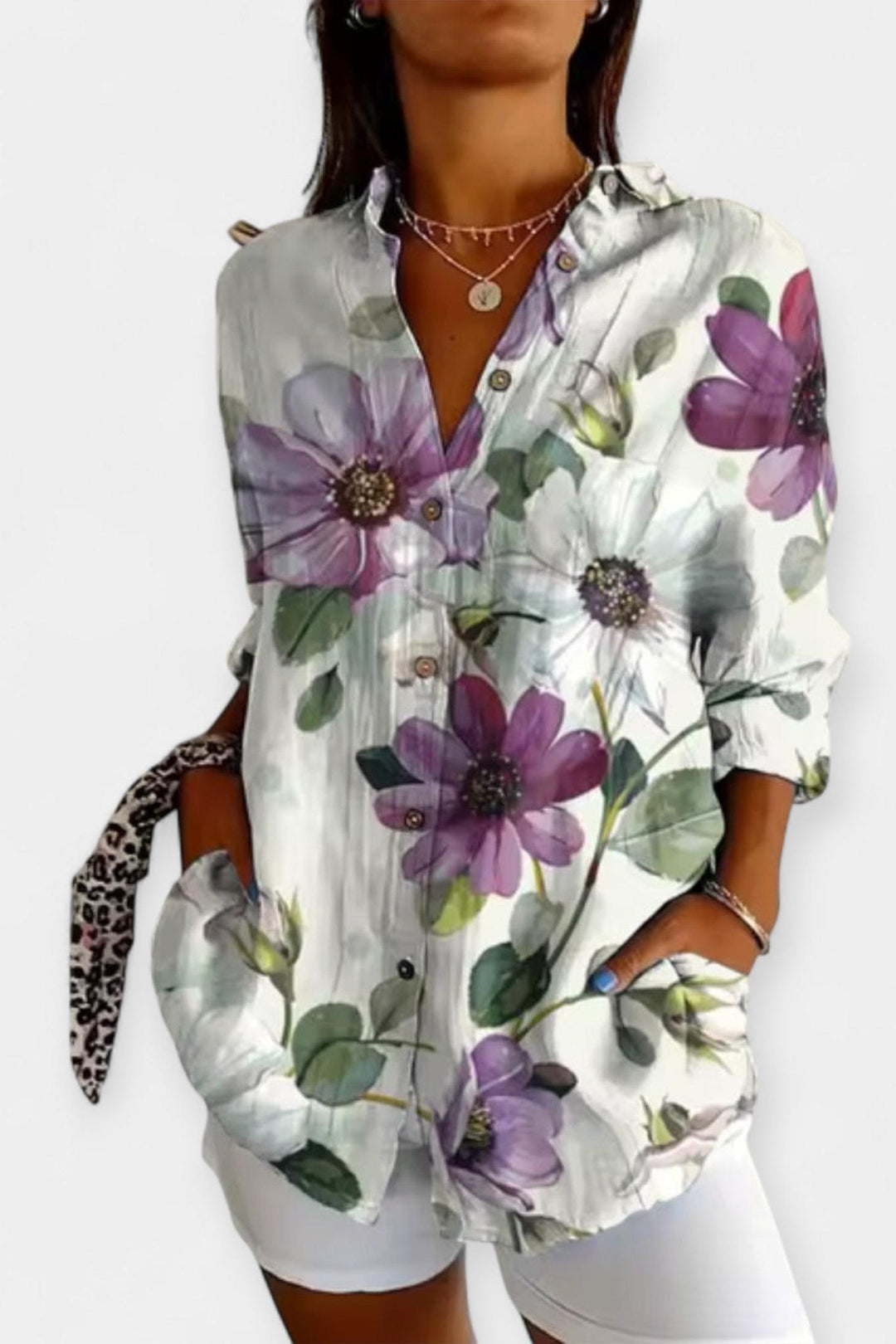 Frieda | Blumen-Bluse