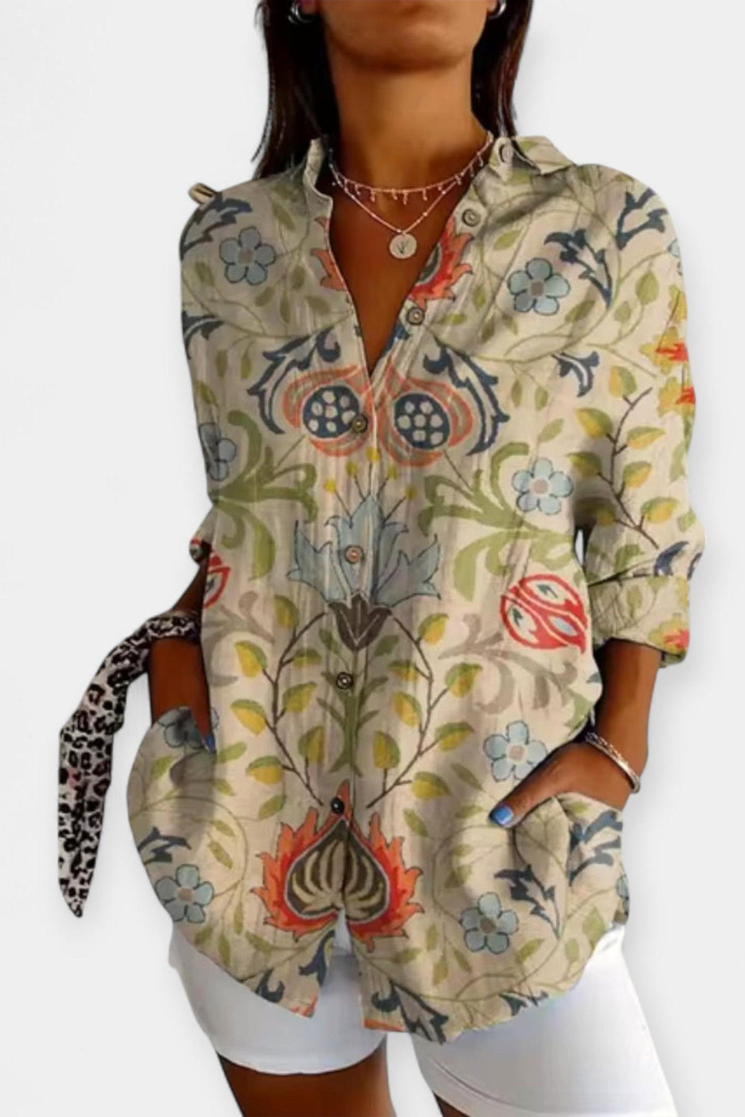 Frieda | Blumen-Bluse