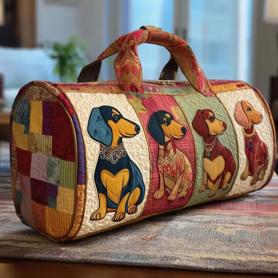 Berta | Handgefertigte weiche Reisetasche