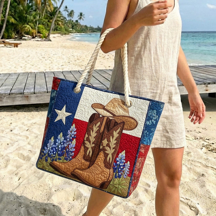 Handgefertigte Strandtasche „Texas-Stolz"