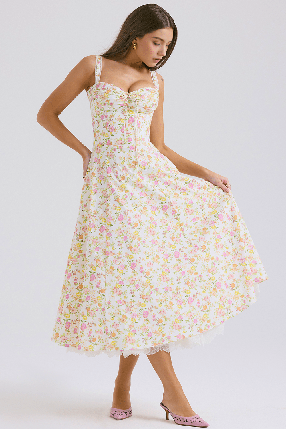 Helena | Kleid in Midilänge