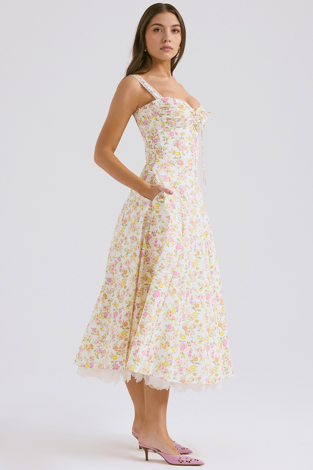 Helena | Kleid in Midilänge